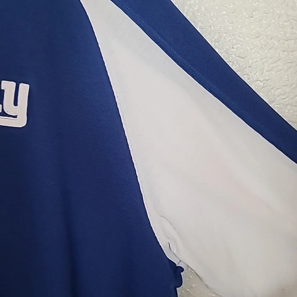 New York Giants Mens Polo Shirt Reebok Licensed NFL Team Apparel Size XL - Picture 3 of 15